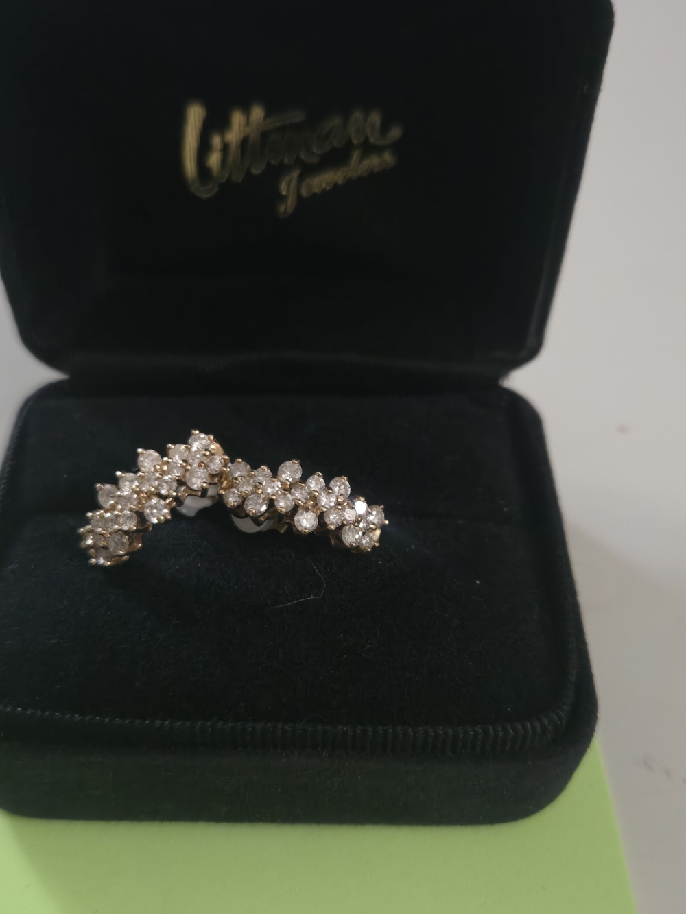 14k Gold & Natural Diamond Earrings By Littman Jewelers